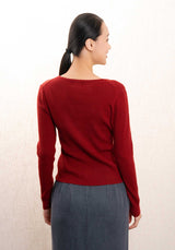 Cardigan Ainoa Bordeaux