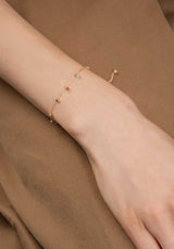 Bracelet Round Stone Brac Multi