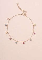 Bracelet Round Stone Brac Multi