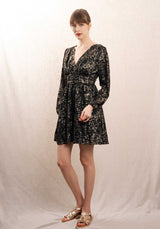 Dress 5118 Dress Black-Gold