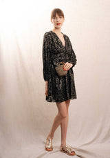 Dress 5118 Dress Black-Gold