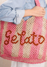 Beach Bag Drew Gelato Rose