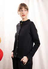 Cardigan C-neck Cardigan 09-Black