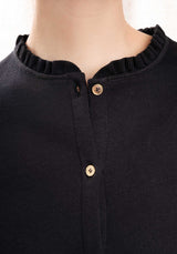 Cardigan C-neck Cardigan 09-Black