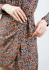 Dress Romance Madras Noir