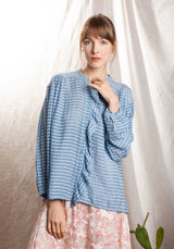 Blouse 19789 Light-Blue
