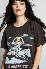 Tshirt 302209 Vintage-Black