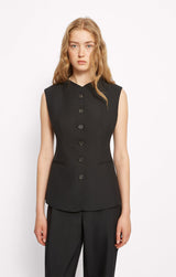 Gilet Jessie Marcello Charcoal