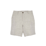 Rustic Linen Shorts Beige