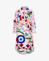 Coat Rose Suzani White-Swan