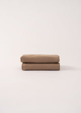 AmourLinen Linen fitted sheet Linen fitted sheet in Rosy Brown Linen fitted sheet in Rosy Brown