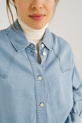 Shirt Emi Bleach Bleu-Indigo