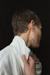 Earring Bow Earrings Silver