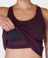 Sleeveless Tops Sb9637 Midnight-Cherry-Purp