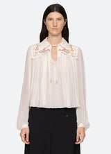 Blouse Aw25-032 Cream