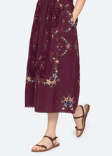 Dress Rs25-245 Burgundy