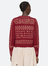 Cardigan Rs26-076 Burgundy