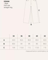 Pants Denimi Stoneblue