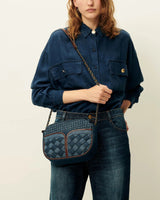Crossbody Bag Divine Braided Denim-Blue