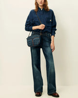 Crossbody Bag Divine Braided Denim-Blue