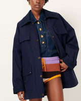 Coat Hugues Ink-Blue