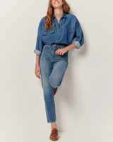 Jeans Momon O Vintage-Blue