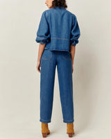 裤子 Nica 牛仔布-蓝色