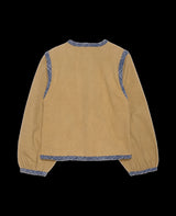 SISSEL EDELBO Women's Como Jacket 100% Organic Cotton Embroidered Outerwear - Sand