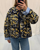 Jacket Daniella Jacket Wine-Ditsy-Yellow