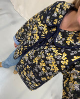 Jacket Daniella Jacket Wine-Ditsy-Yellow