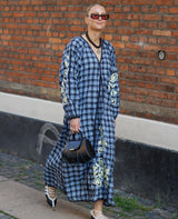 Dress Fran Dress Blue-Checks