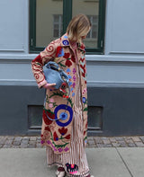 Coat Rose Suzani Sand-Wave