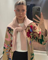 Coat Rose Suzani Sand-Wave