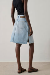 Denim Skirt Elyne Bleu-Clair