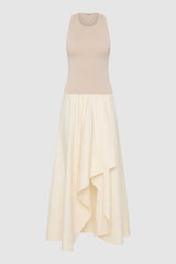 Dress Bodice Asymm Dre Ecru