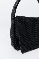 Shoulder Bag Lattice Everyday Black