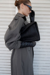 Shoulder Bag Lattice Everyday Black