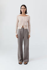 Cardigan Wool Ballet Card Powder