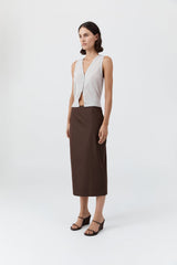 Vest Wool Oupa Vest Light-Grey-Marle