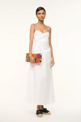 STAUD Women's Timmy Shoulder Bag Multi-Bayadere Striped Leather - Multi-Bayadere-Str