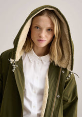 Coat Laos F02 P1133 Olive