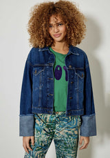 Denim Jacket 42512vinci Medium-Blue