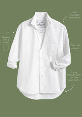 Shirt Eileen Classic W Classic-White-Chambr