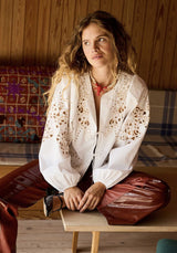 Blouse Magdalena Top Ecru