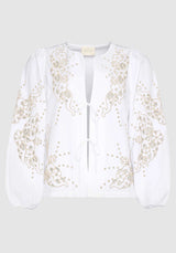 Blouse Magdalena Top Ecru