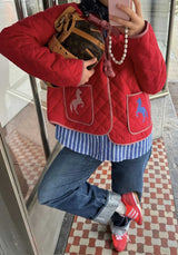 Jacket Penny Jacket Chinese-Red