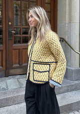 Jacket Adriane Jacket Yellow-Flower