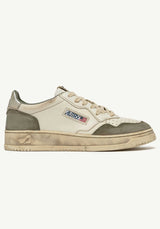 Sneaker Sup Vint Low Ls Lizard-Silver