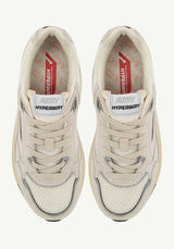 Sneaker Hyperway Low Um White-Silver