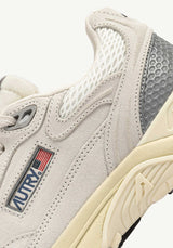 Sneaker Hyperway Low Um White-Silver